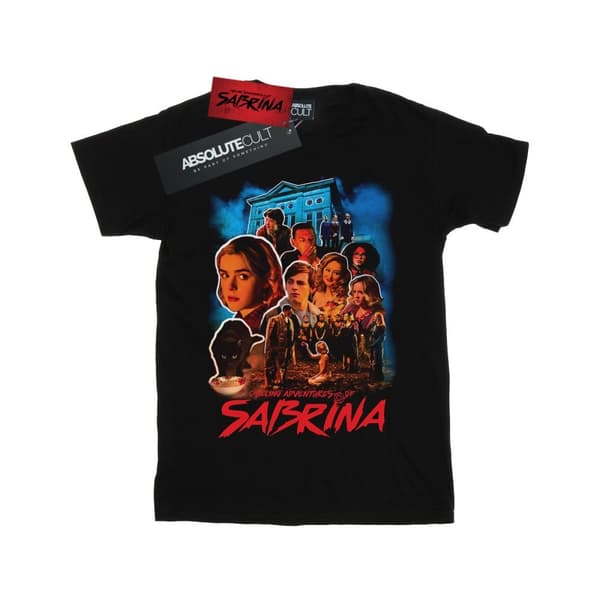 The Chilling Adventures Of Sabrina Dam/Tjej Sabrina Homage Boyfriend T-shirt i bomull