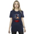 Miniatyrbillede 2 af 4: Netflix Womens/Ladies Stranger Things Pumpkin Upside Down Cotton Boyfriend T-Shirt