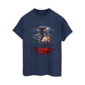 Miniatyrbillede 1 af 4: Netflix Womens/Ladies Stranger Things Pumpkin Upside Down Cotton Boyfriend T-Shirt