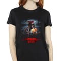 Pikkukuva 3 / 4: Netflix Womens/Ladies Stranger Things Pumpkin Upside Down Cotton Boyfriend T-Shirt