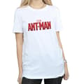 Miniatyrbild 3 av 5: Marvel Dam/dam Ant-Man Movie Logo Boyfriend T-shirt i bomull