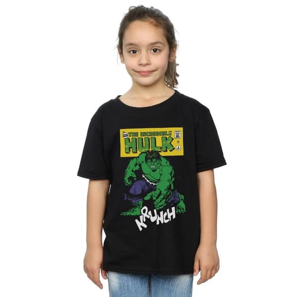 Marvel Girls Hulk Krunch Cotton T-Shirt