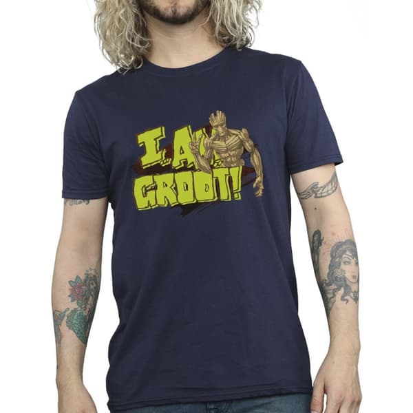 Guardians Of The Galaxy T-shirt "Jag är Groot" för herrar