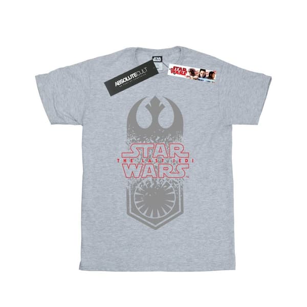 Star Wars The Last Jedi Symbol Crash T-shirt i bomull för flickor