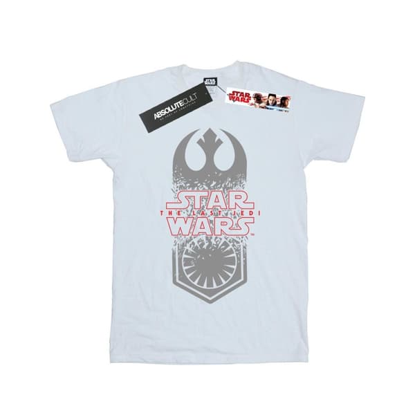 Star Wars Girls The Last Jedi Symbol Crash Cotton T-Shirt
