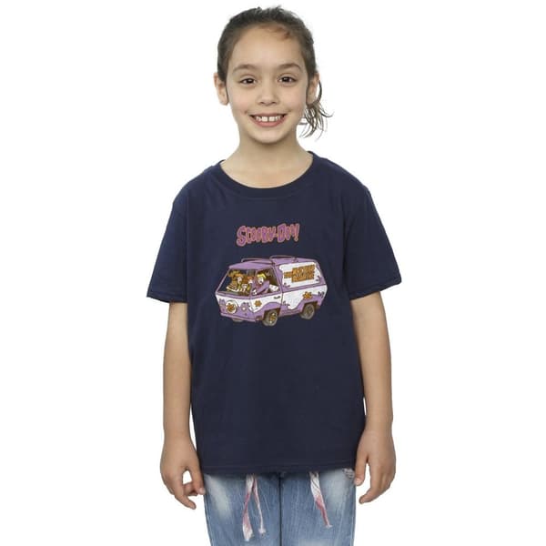 Scooby Doo Girls Mystery Machine Van Cotton T-Shirt
