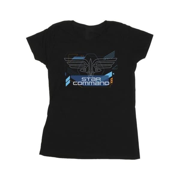 Disney Womens/Ladies Lightyear Star Command Icons Cotton T-Shirt