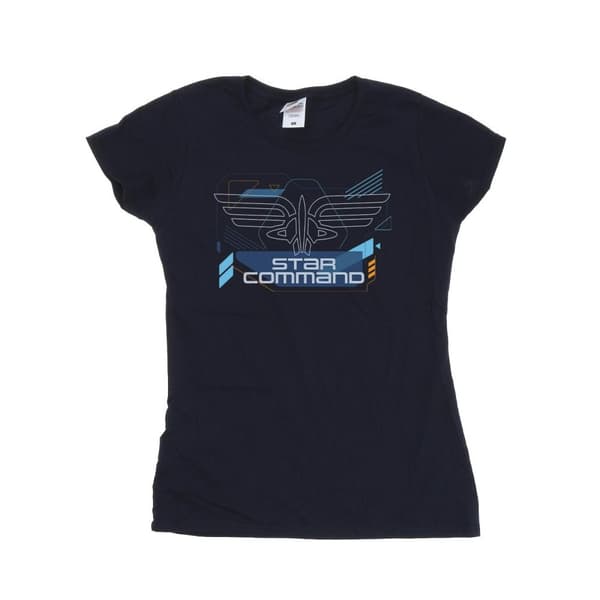 Disney Womens/Ladies Lightyear Star Command Icons Cotton T-Shirt