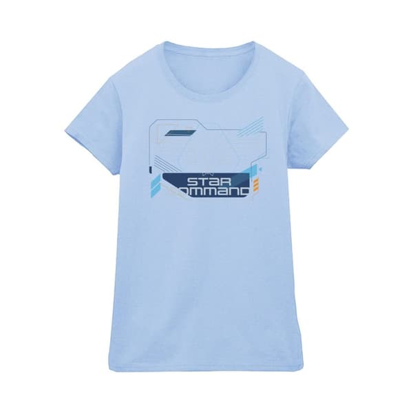 Disney Womens/Ladies Lightyear Star Command Icons Cotton T-Shirt