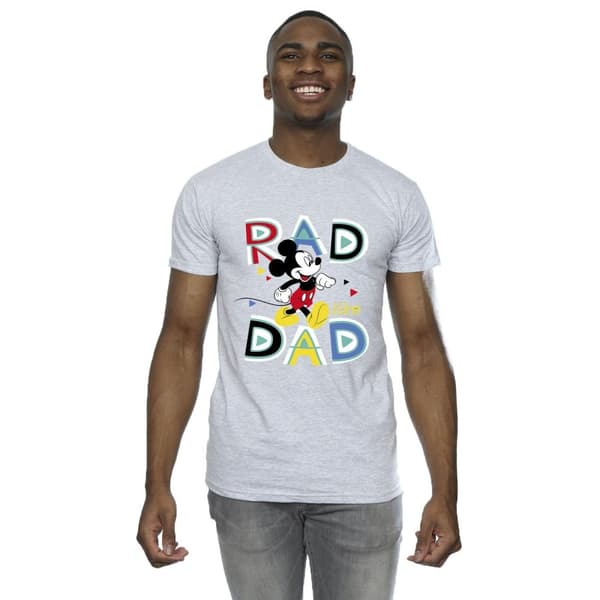 Disney Mens Mickey Mouse Rad Dad T-Shirt