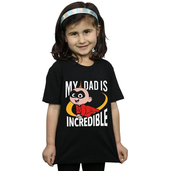 Disney Girls The Incredibles Min pappa Mr Incredible T-shirt i bomull