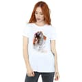 Miniatyrbild 2 av 5: Star Wars Poe Dameron - The Last Jedi - Boyfriend-t-shirt i borstad bomull för damer/damer