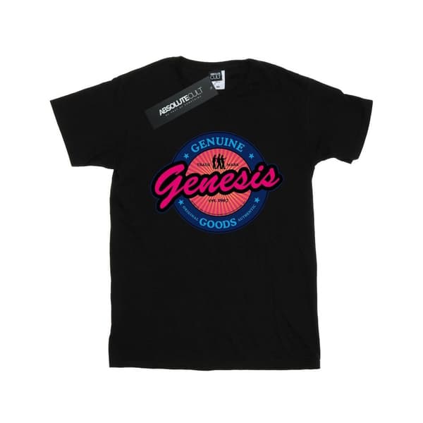Genesis T-shirt i bomull med neonlogga för flickor