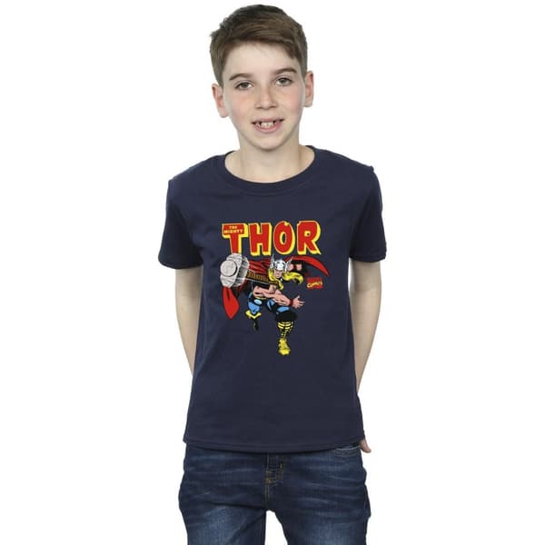 Marvel Universe Boys Thor Hammer Throw T-Shirt