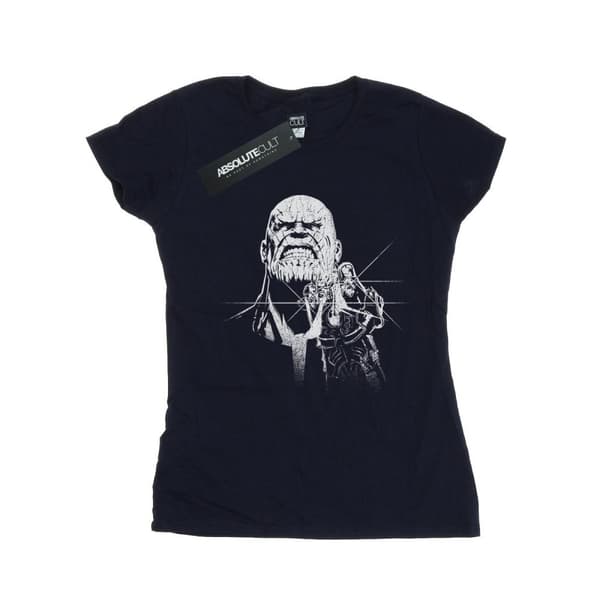 Marvel Womens/Ladies Avengers Infinity War Fierce Thanos Cotton T-Shirt
