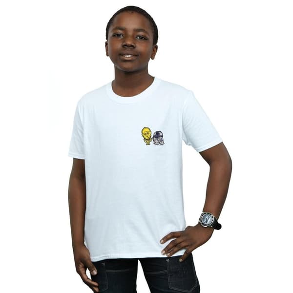 Star Wars Resistance Droids T-shirt med brösttryck för pojkar