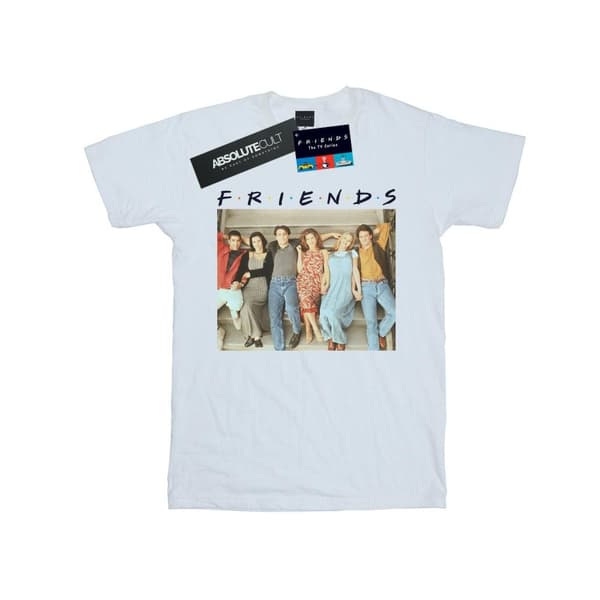 Friends Boys Group Photo Stairs T-Shirt