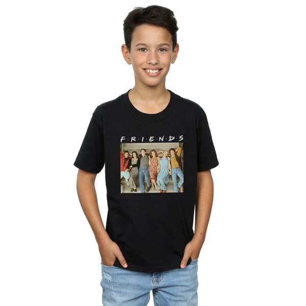 Friends Boys Group Photo Stairs T-Shirt