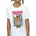 Miniatyrbilde 3 av 4: Netflix Girls Stranger Things Christmas Poster Cotton T-Shirt