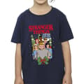Miniatyrbilde 3 av 4: Netflix Girls Stranger Things Christmas Poster Cotton T-Shirt