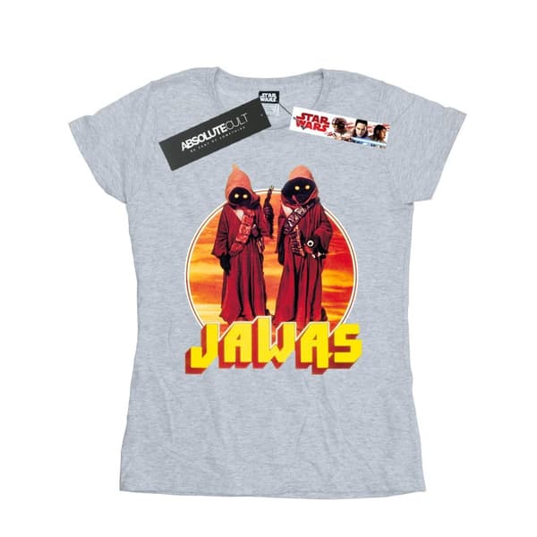 Star Wars Dam/Tjej A New Hope Jawas T-shirt i bomull Heather Grey M