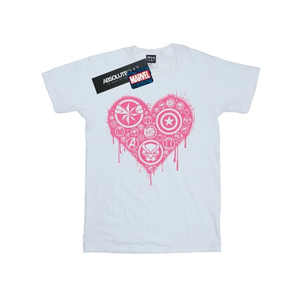 Marvel Mens I Heart Avengers T-Shirt