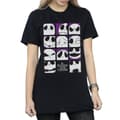 Pikkukuva 3 / 5: Disney Womens/Ladies Nightmare Before Christmas Many Faces Of Jack Squares Cotton Boyfriend T-Shirt