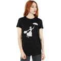 Miniatyrbilde 2 av 3: Disney Womens/Ladies Mary Poppins Flying Silhouette Cotton Boyfriend T-Shirt