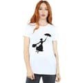 Miniatyrbilde 2 av 3: Disney Womens/Ladies Mary Poppins Flying Silhouette Cotton Boyfriend T-Shirt