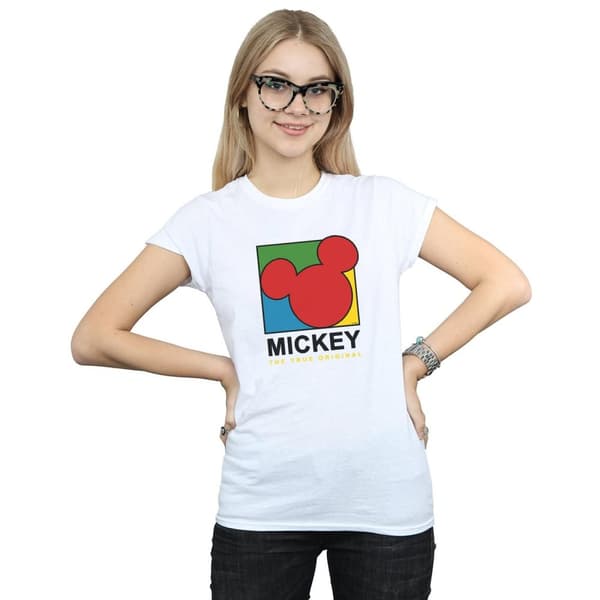 Disney Dam/Tjej Musse Pigg True 90s T-shirt i bomull