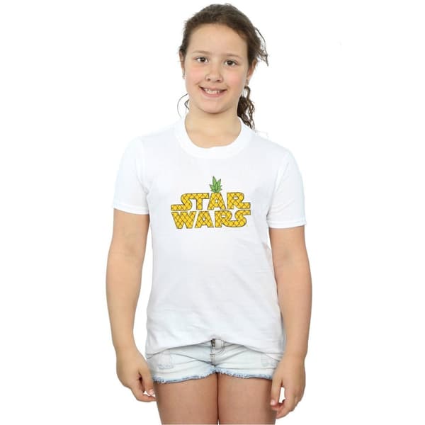Star Wars Girls Pineapple Logo Cotton T-Shirt