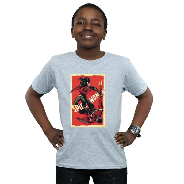 Marvel Boys Spider-Woman Fight T-Shirt