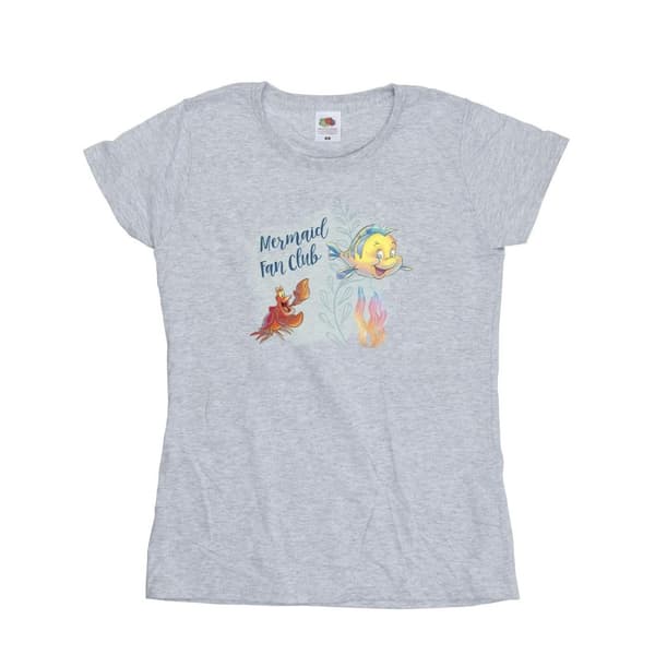Disney Womens/Ladies The Little Mermaid Club Cotton T-Shirt