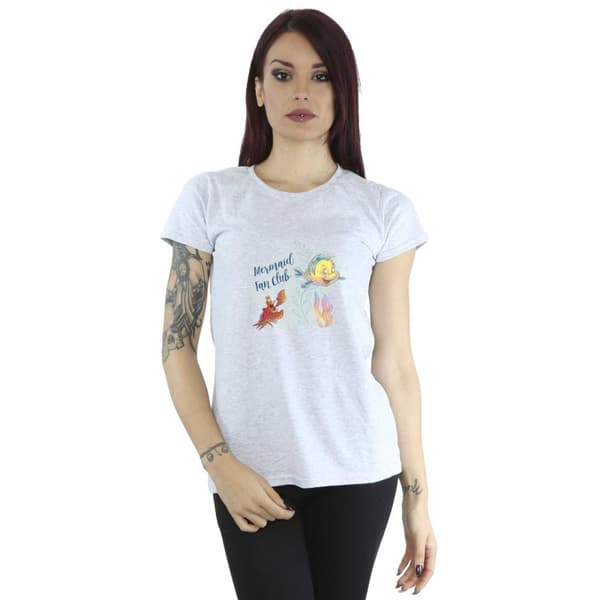 Disney Womens/Ladies The Little Mermaid Club Cotton T-Shirt