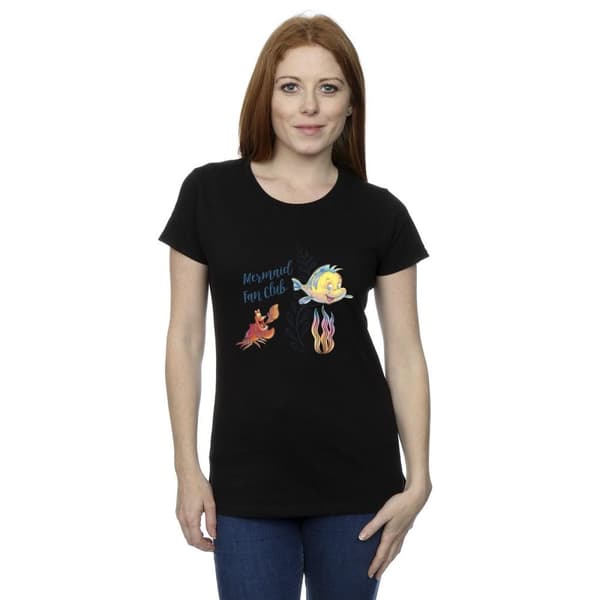 Disney Womens/Ladies The Little Mermaid Club Cotton T-Shirt