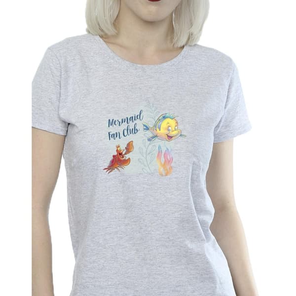 Disney Womens/Ladies The Little Mermaid Club Cotton T-Shirt