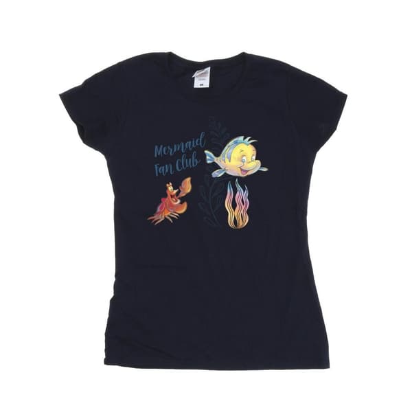 Disney Womens/Ladies The Little Mermaid Club Cotton T-Shirt