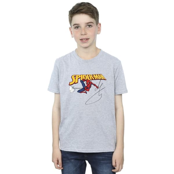 Marvel Spider-Man med bok - T-shirt för pojkar