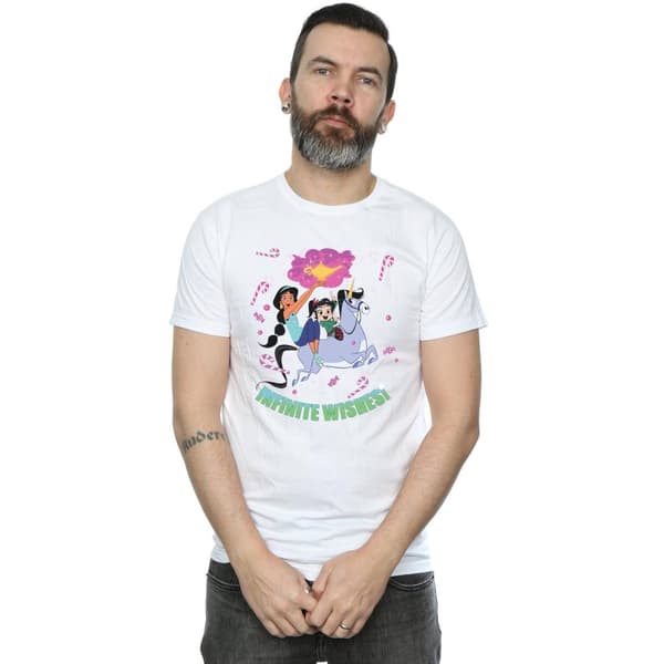 Disney Mens Wreck It Ralph Jasmine And Vanellope T-shirt