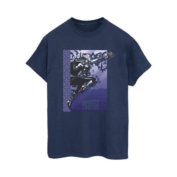 Marvel Womens/Ladies Thor Love And Thunder Mighty Thor Cotton Boyfriend T-Shirt