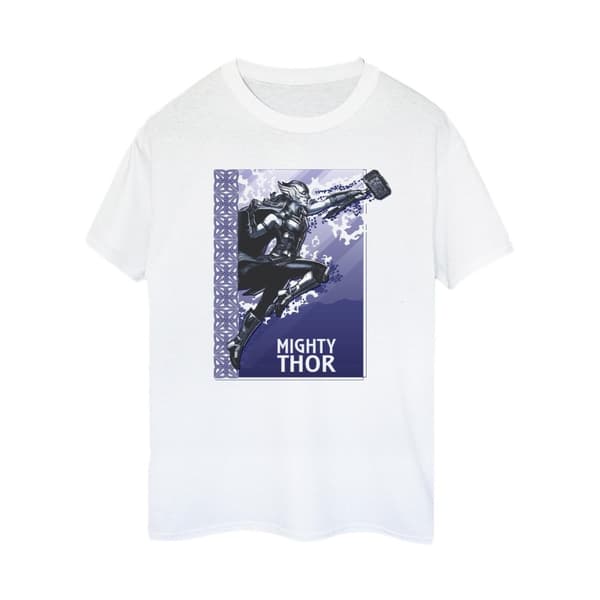 Marvel Womens/Ladies Thor Love And Thunder Mighty Thor Cotton Boyfriend T-Shirt