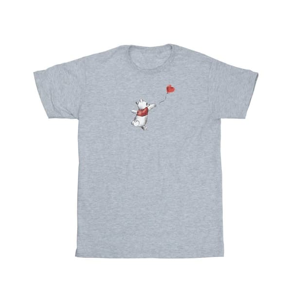 Disney Dam/kvinnor Winnie The Pooh Balloon Boyfriend T-shirt i bomull