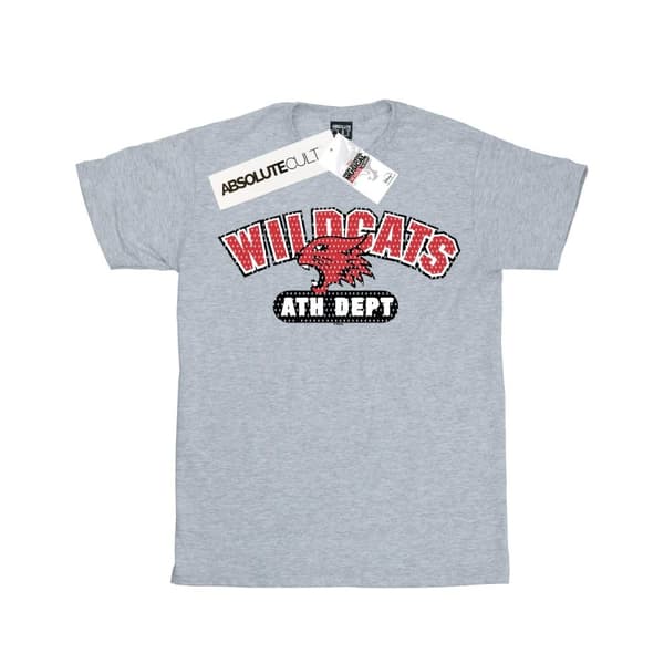 Disney Dam/dam High School Musical The Musical Wildcats Athletic Boyfriend T-shirt i bomull