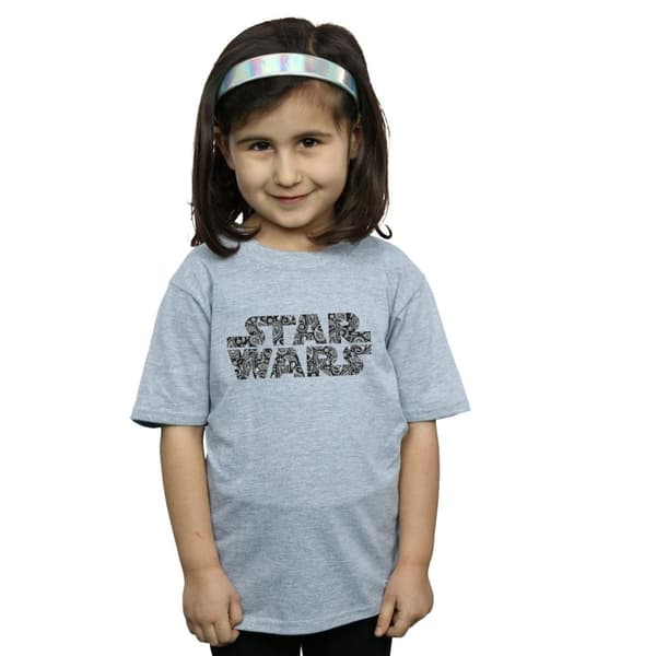 Star Wars Girls Paisley Logo Cotton T-Shirt