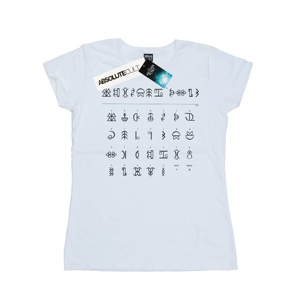 Disney Dam/Tjej Artemis Fowl Gnommish Alphabet Bomulls-T-shirt
