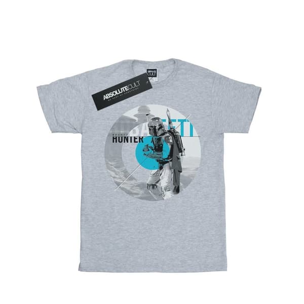 Star Wars Mens Boba Fett Bounty Hunter Circle T-Shirt