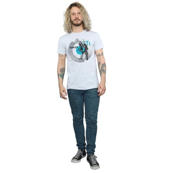 Star Wars Mens Boba Fett Bounty Hunter Circle T-Shirt