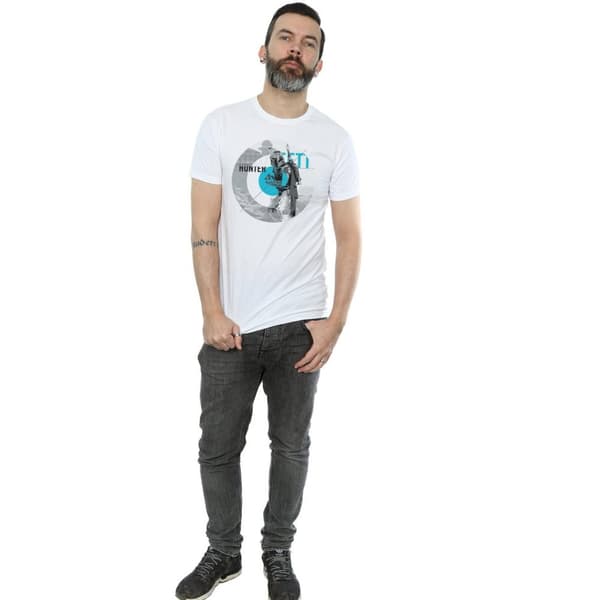 Star Wars Mens Boba Fett Bounty Hunter Circle T-Shirt