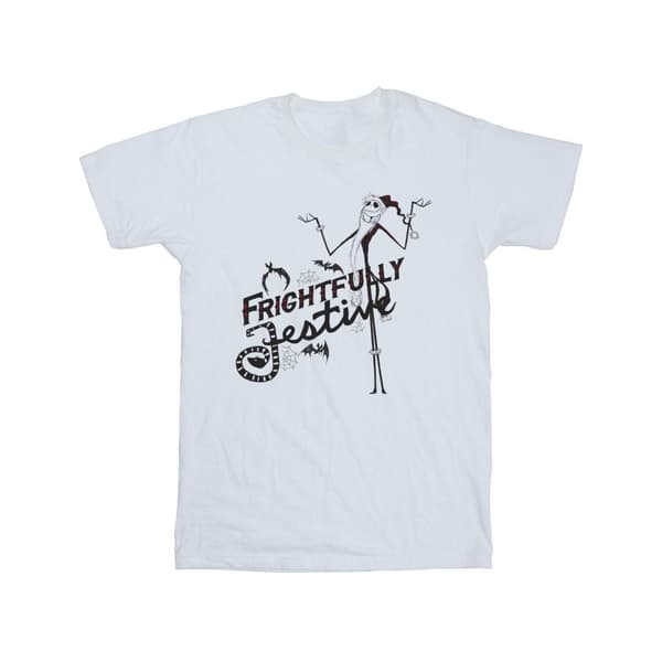 Disney Girls The Nightmare Before Christmas Frightfully Festive Cotton T-Shirt