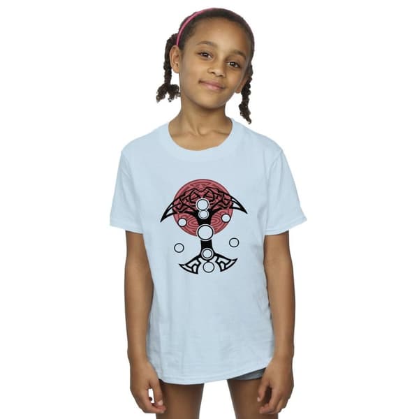 Marvel Girls Thor Love And Thunder Circles Cotton T-Shirt